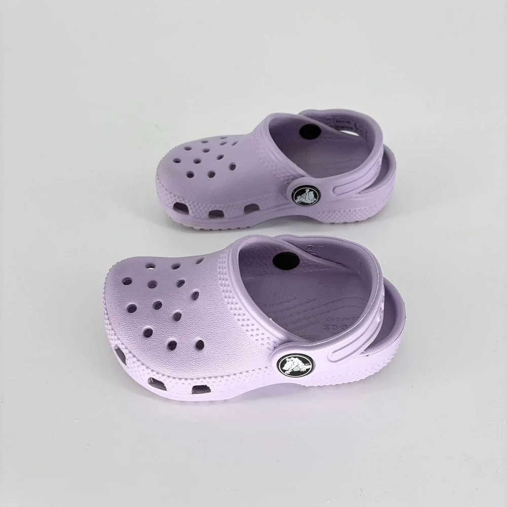 Crocs Classic Clog Lavender Purple Kids Toddler Slip On Shoes Size C6